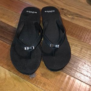 COACH FLIP FLOP WEDGES
